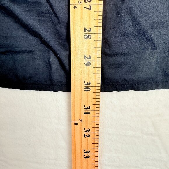 CONVERSE ONE‎ STAR Blouse Womens Medium Top Long Sleeve Black Tie Back - Picture 5 of 6